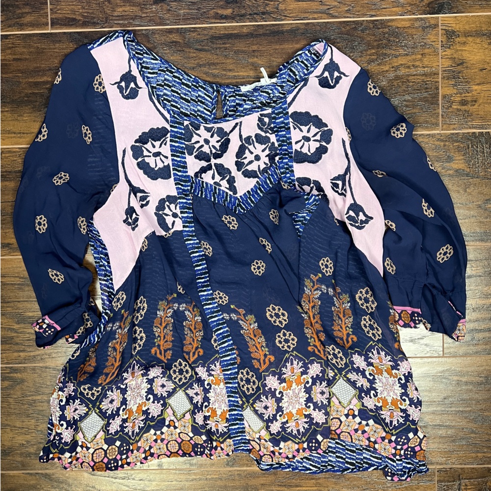 Bohemian Women's Floral Top